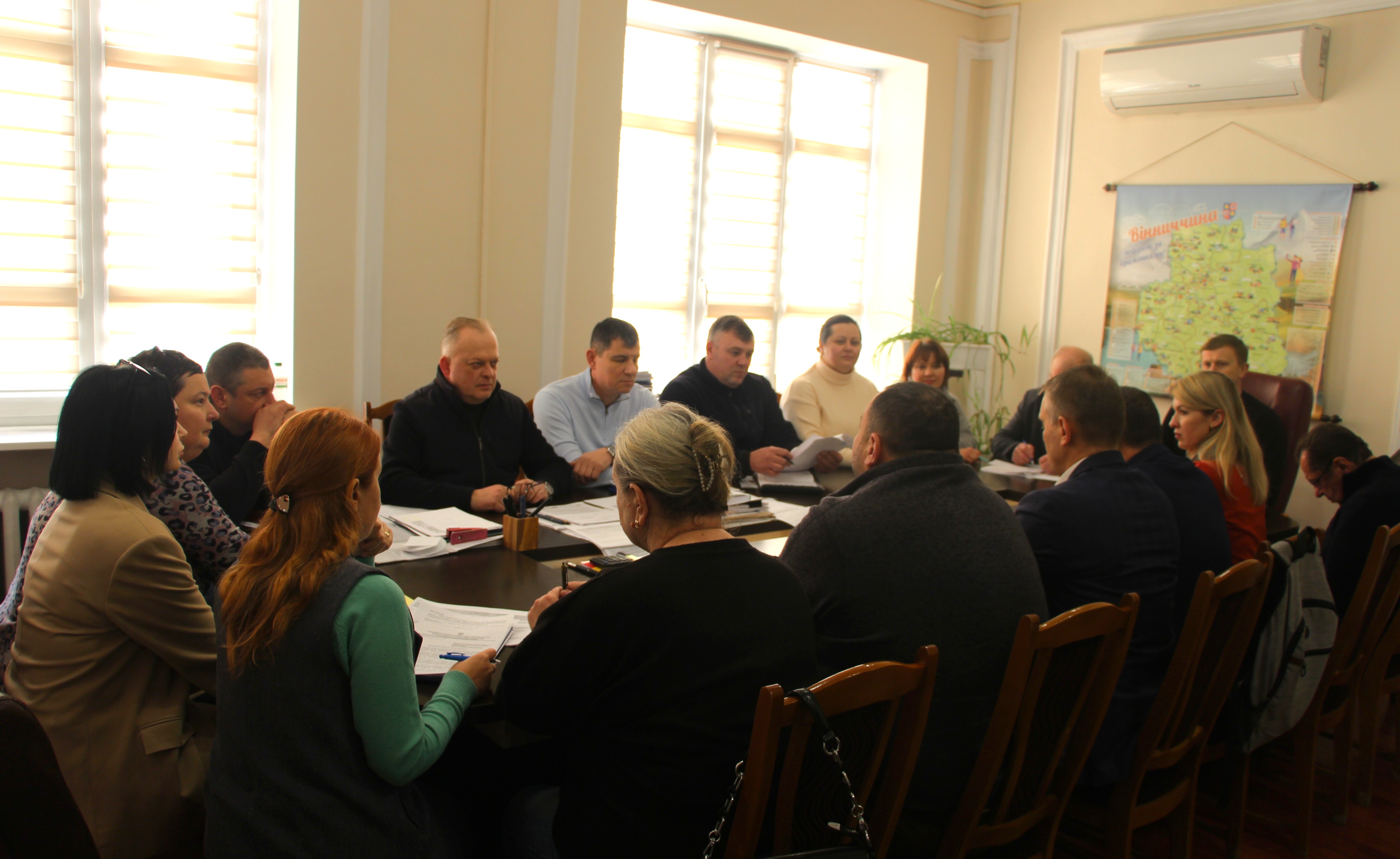 На Вінниччині відбулося засідання обласної Стратегічної інвестиційної ради щодо відбору та визначення пріоритетності публічних інвестиційних проектів