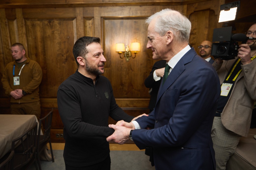 Президент України Володимир Зеленський та Прем’єр-міністр Норвегії Йонас Гар Стьоре