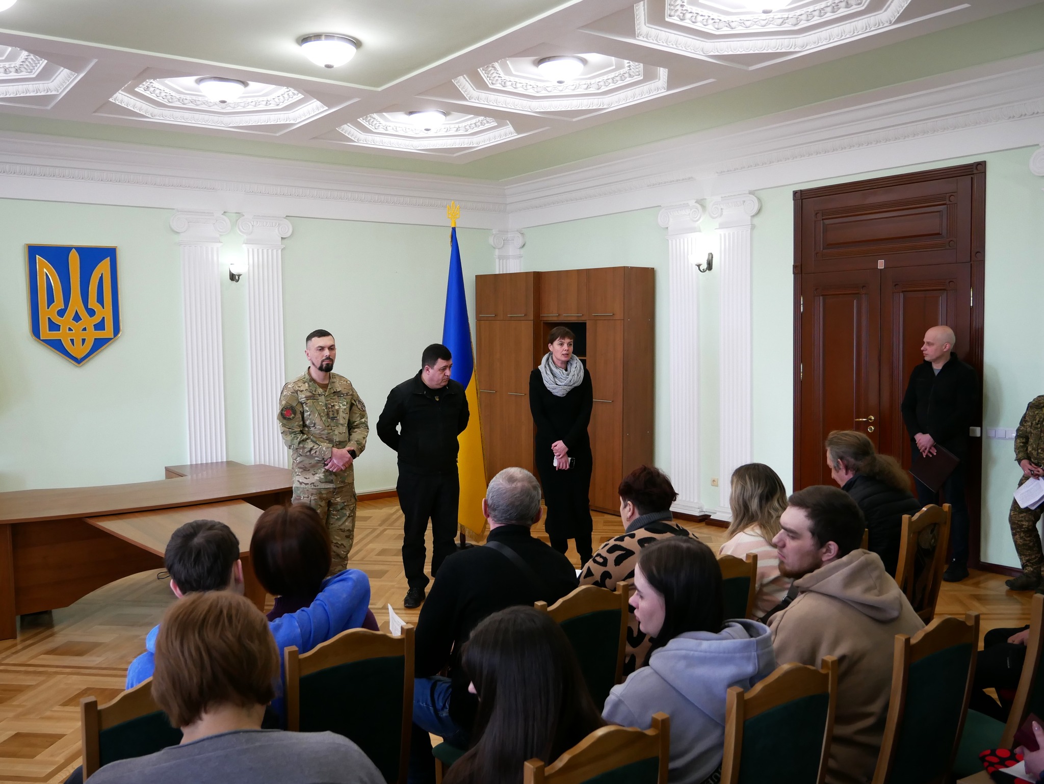 заступник начальника ОВА (CDTO) Андрій Кавунець та учасники заходу