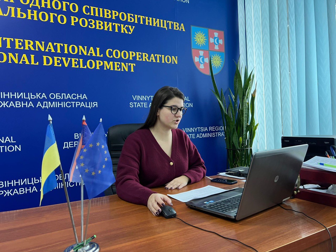 начальник управління економічної політики Департаменту міжнародного співробітництва та регіонального розвитку ОВА Юлія Крамаренко