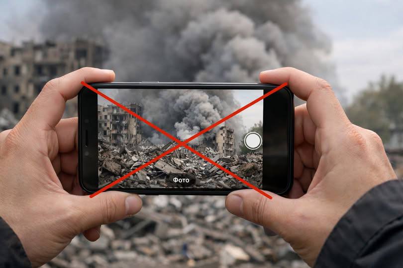 людина робить фото на телефон 