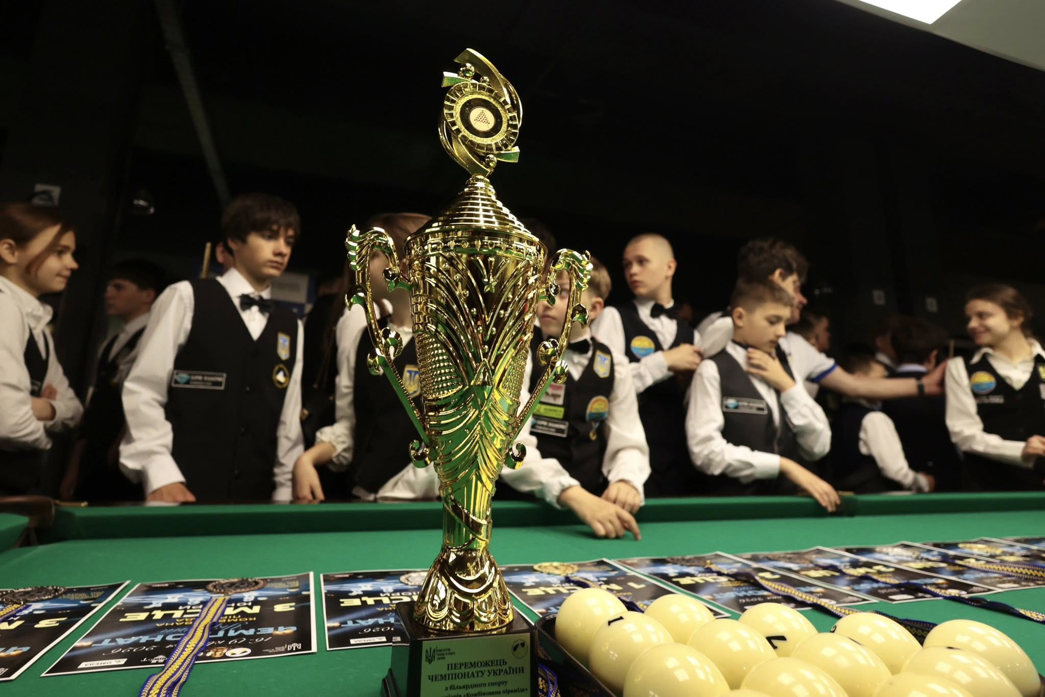 На Вінниччині проходить Чемпіонат України з спортивного більярду серед юніорів, юнаків та дівчат «Комбінована піраміда» 