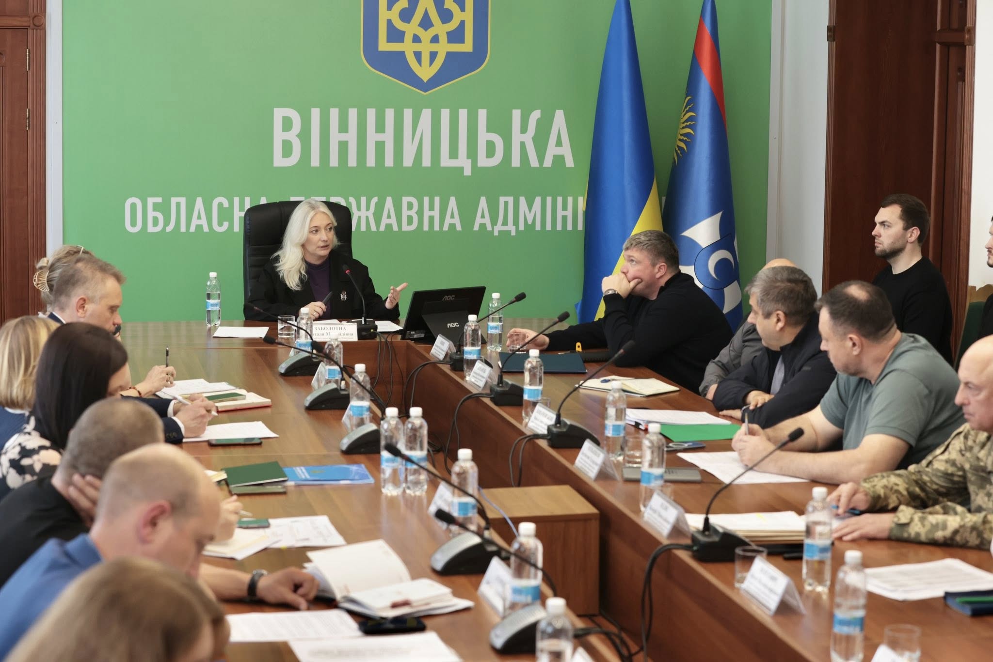Перша заступниця Начальника ОВА Наталя Заболотна та учасники нарад