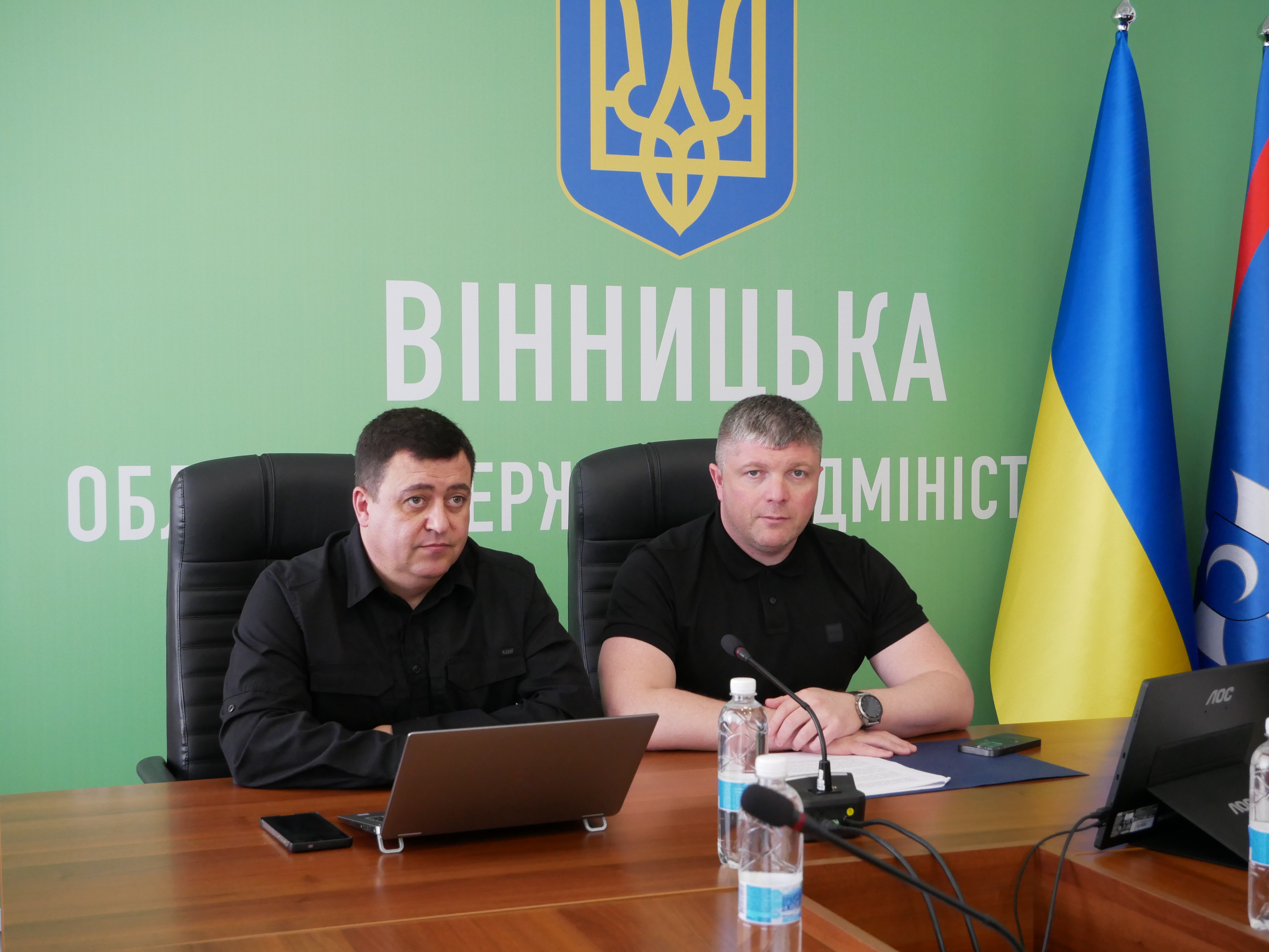Заступники начальника ОВА Андрій Кавунець та Олександр Піщик