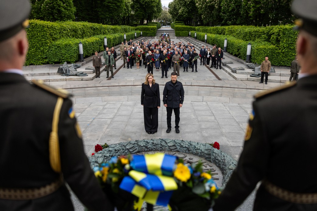 Президент України Володимир Зеленський та перша леді Олена Зеленська 