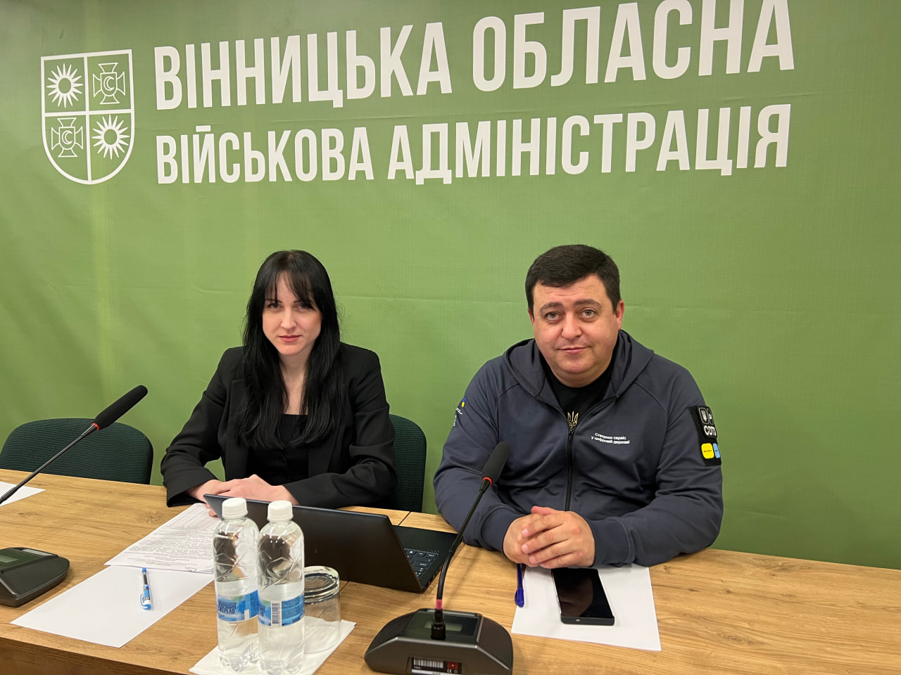 заступниця начальника ОВА Ірина Коцюбівська та заступник начальника ОВА (CDTO) Андрій Кавунець