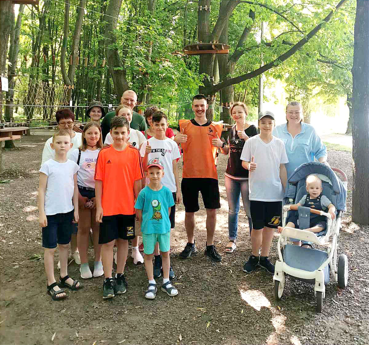 Захисники та їх родини під час відпочинку