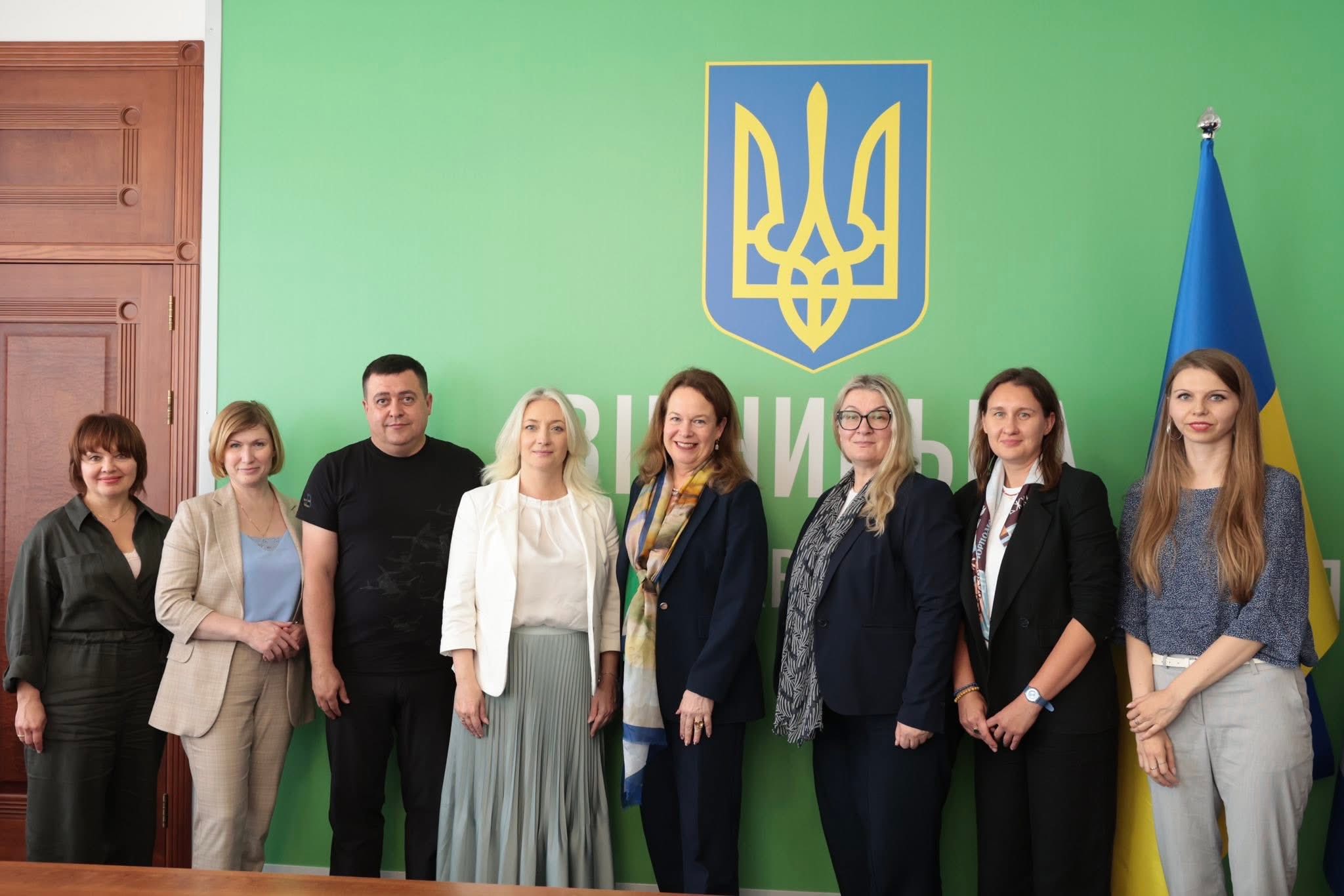 На Вінниччині з робочим візитом -  голова Представництва ООН Жінки в Україні Сабіна Фрейзер Гюнеш