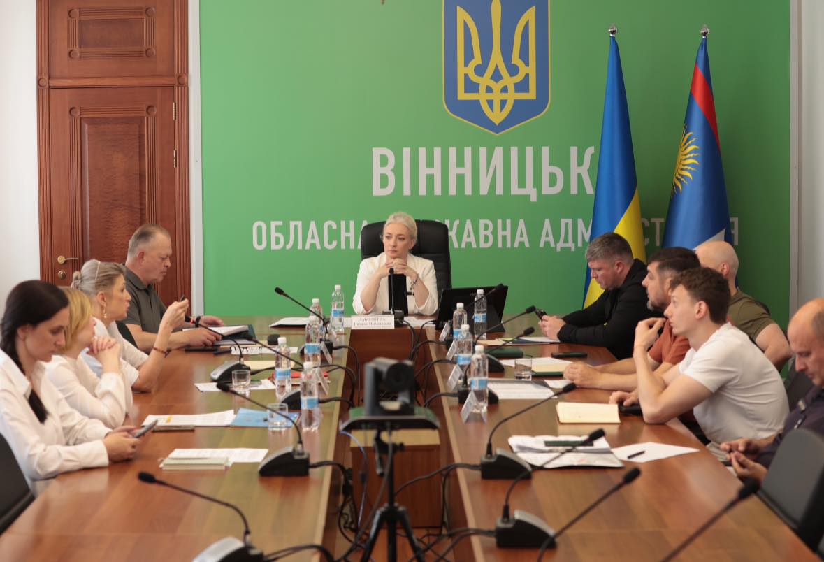 Перша заступниця начальника ОВА Наталя Заболотна провела нараду із керівництвом усіх тергромад Вінниччини 