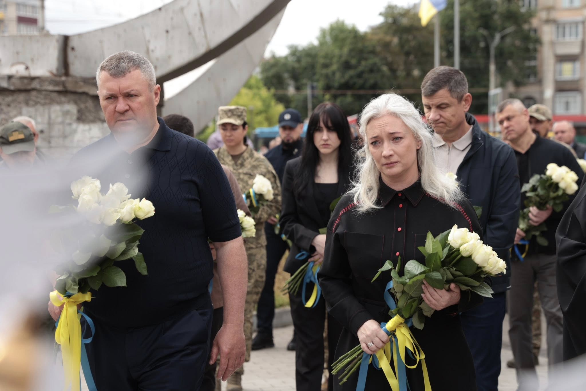начальниця ОВА Наталя Заболотна та учасники заходу
