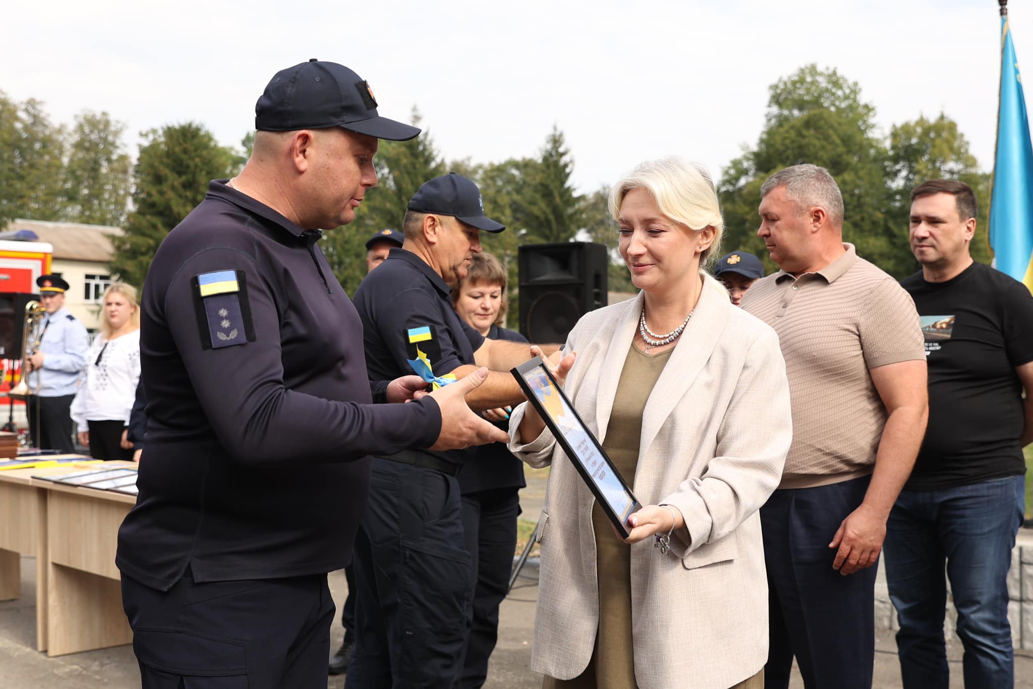 Перша заступниця Начальника ОВА Наталя Заболотна та учасник заходу