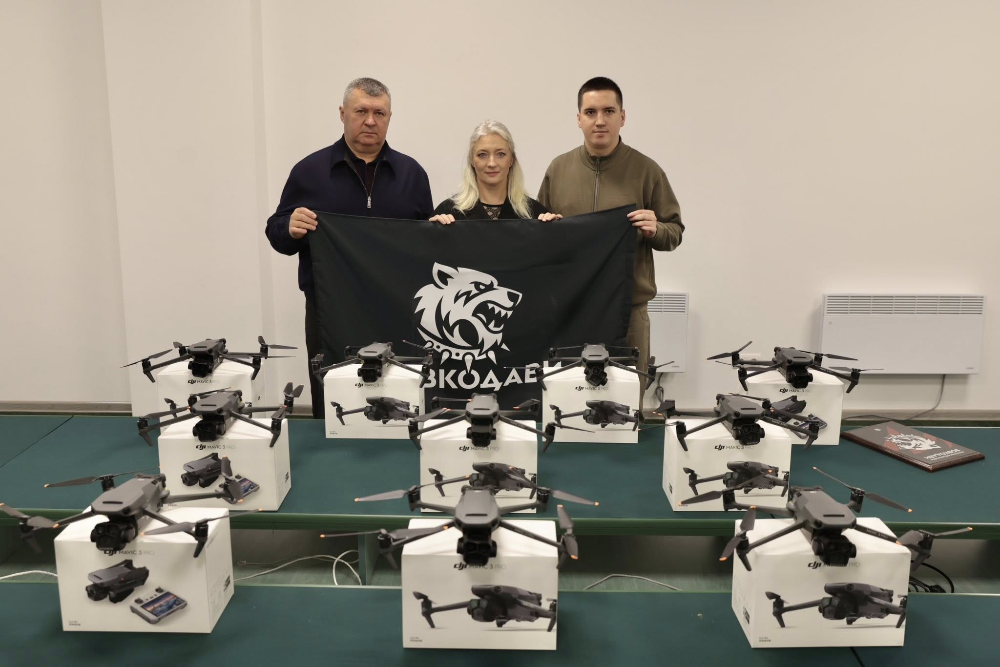 Перша заступниця начальника ОВА Наталя Заболотна, голова обласної Ради Вячеслав Соколовий та військовий