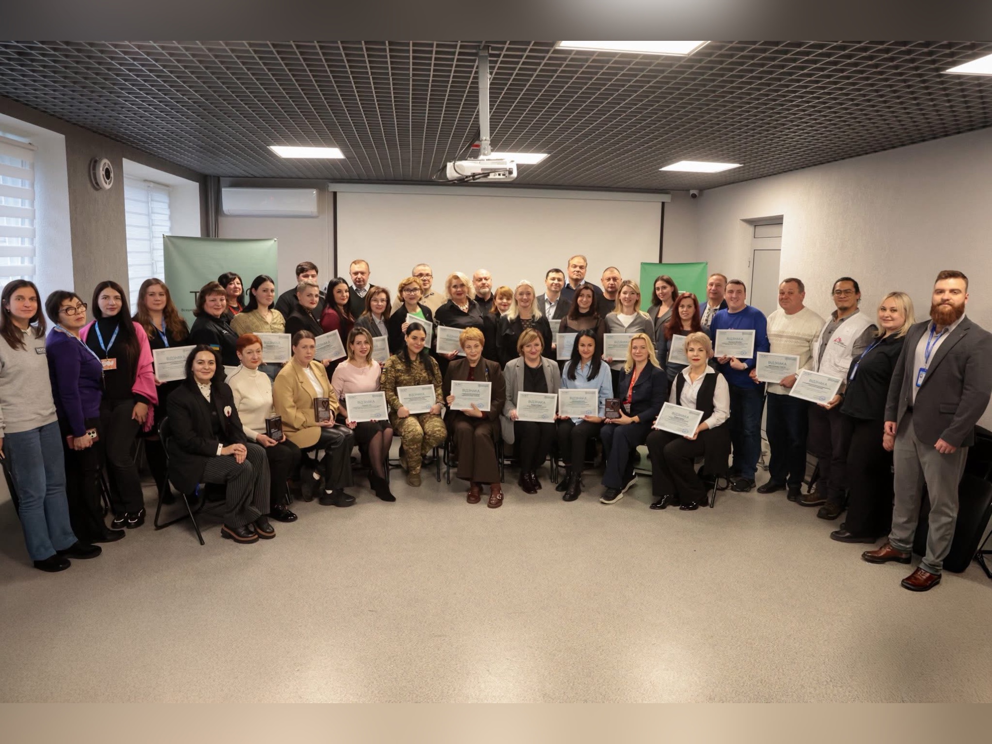 Перша заступниця начальника ОВА Наталя Заболотна та учасники заходу