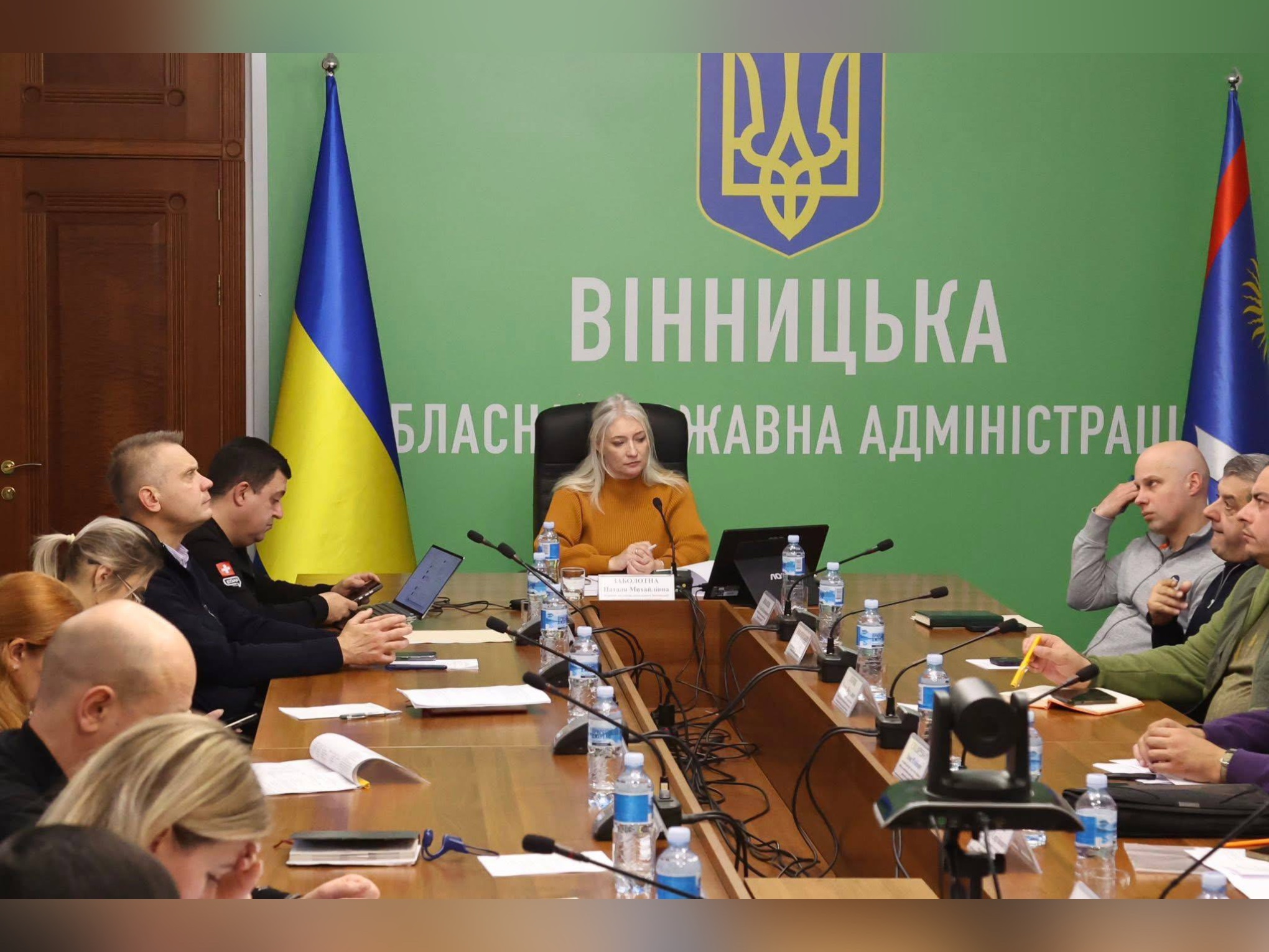 Перша заступниця начальника ОВА Наталя Заболотна та учасники заходу