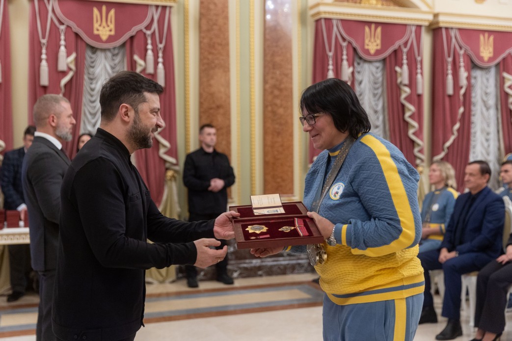 Президент відзначив державними нагородами українських дефлімпійців, які здобули 100 медалей на літніх іграх у Токіо 