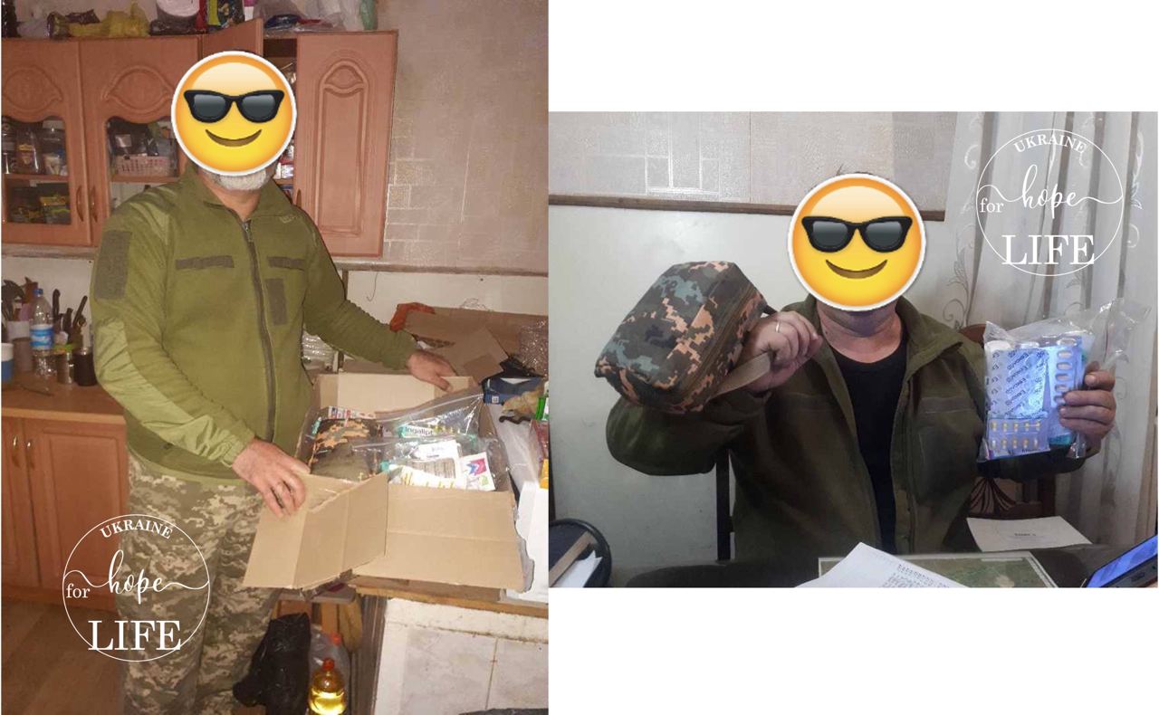 Чоловіки з тактичними аптечками