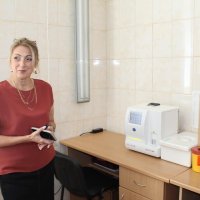 Робочий візит в Шаргородську міську лікарню директорки департаменту охорони здоров’я та реабілітації Вінницької обласної військової адміністрації Ольги Задорожної та її заступника з економічних питань Сергія Лавренюка.