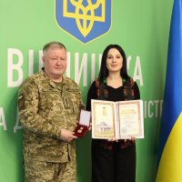 вручення грамот Верховної Ради України, народною депутаткою України Іриною Борзовою