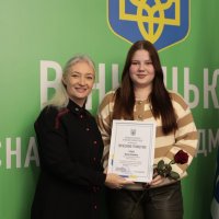 Перша заступниця начальника ОВА Наталя Заболотна та учасниця заходу