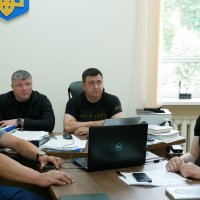 Заступники начальника ОВА Андрій Кавунець та Олександр Піщик, та учасники зустрічі