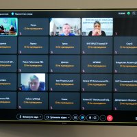 Учасники онлайн-зустрічі з представниками закладів охорони здоров’я Вінниччини щодо підвищення кібербезпеки