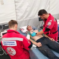 Відпрацьовували спільні дії з ліквідації наслідків умовного ракетного удару в будівлю школи.