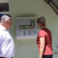 Робочий візит в Шаргородську міську лікарню директорки департаменту охорони здоров’я та реабілітації Вінницької обласної військової адміністрації Ольги Задорожної та її заступника з економічних питань Сергія Лавренюка.