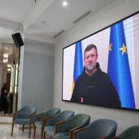 Відеозвернення Першого заступника голови Верховної Ради України, члена делегації України для участі у переговорах з Європейським Союзом щодо укладення Угоди про вступ України до ЄС Олександра Корнієнка