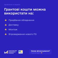 Інфографіка "Як можна використати грантові кошти?"