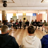 Зустріч заступника начальника ОВА Андрія Кавунця, представників профільних департаментів ОВА, обласного центру соціальних служб з ветеранами війни та членами їх родин
