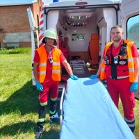 Відпрацьовували спільні дії з ліквідації наслідків умовного ракетного удару в будівлю школи.