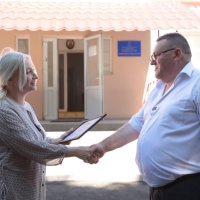 Перша заступниця начальника ОВА Наталя Заболотна та учасник заходу