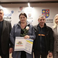 Перша заступниця начальника ОВА Наталя Заболотна, голова обласної Ради Вячеслав Соколовий та учасники заходу