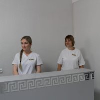 Робочий візит в Шаргородську міську лікарню директорки департаменту охорони здоров’я та реабілітації Вінницької обласної військової адміністрації Ольги Задорожної та її заступника з економічних питань Сергія Лавренюка.