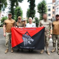 Перша заступниця начальника ОВА Наталя Заболотна та військові