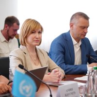 Директор Департаменту міжнародного співробітництва та регіонального розвитку ОВА Ігор Цехановський та директор Департаменту соціальної та молодіжної політики ОВА Світлана Ярмоленко