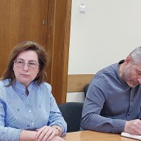 Ольга Задорожна під час наради із керівниками лікарень.