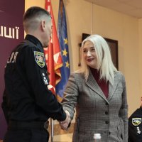 Перша заступниця начальника ОВА Наталя Заболотна та представник поліції