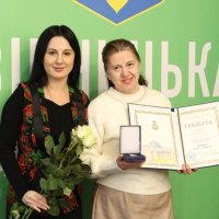 вручення грамот Верховної Ради України, народною депутаткою України Іриною Борзовою