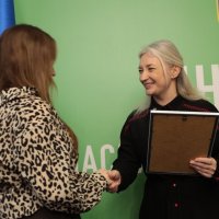 Перша заступниця начальника ОВА Наталя Заболотна та учасниця заходу