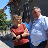 Робочий візит в Шаргородську міську лікарню директорки департаменту охорони здоров’я та реабілітації Вінницької обласної військової адміністрації Ольги Задорожної та її заступника з економічних питань Сергія Лавренюка.