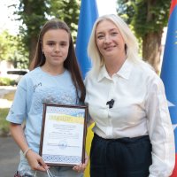 Перша заступниця начальника ОВА Наталя Заболотна та учасниця зустрічі