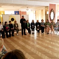 Зустріч заступника начальника ОВА Андрія Кавунця, представників профільних департаментів ОВА, обласного центру соціальних служб з ветеранами війни та членами їх родин