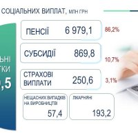Інфографіка про фінансування соціальних виплат