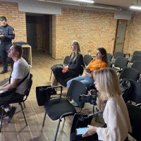 Журналісти в медіацентрі ОВА