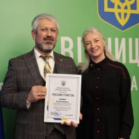 Перша заступниця начальника ОВА Наталя Заболотна та учасник заходу