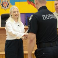 Перша заступниця начальника ОВА Наталя Заболотна та учасник зустрічі