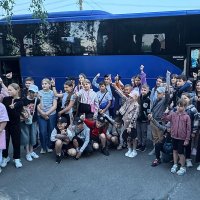 Діти ветеранів війни, членів родин загиблих Захисників і Захисниць України перед поїздкою до Мазовецького воєводства Республіки Польща 