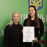 Перша заступниця начальника ОВА Наталя Заболотна та учасниця заходу